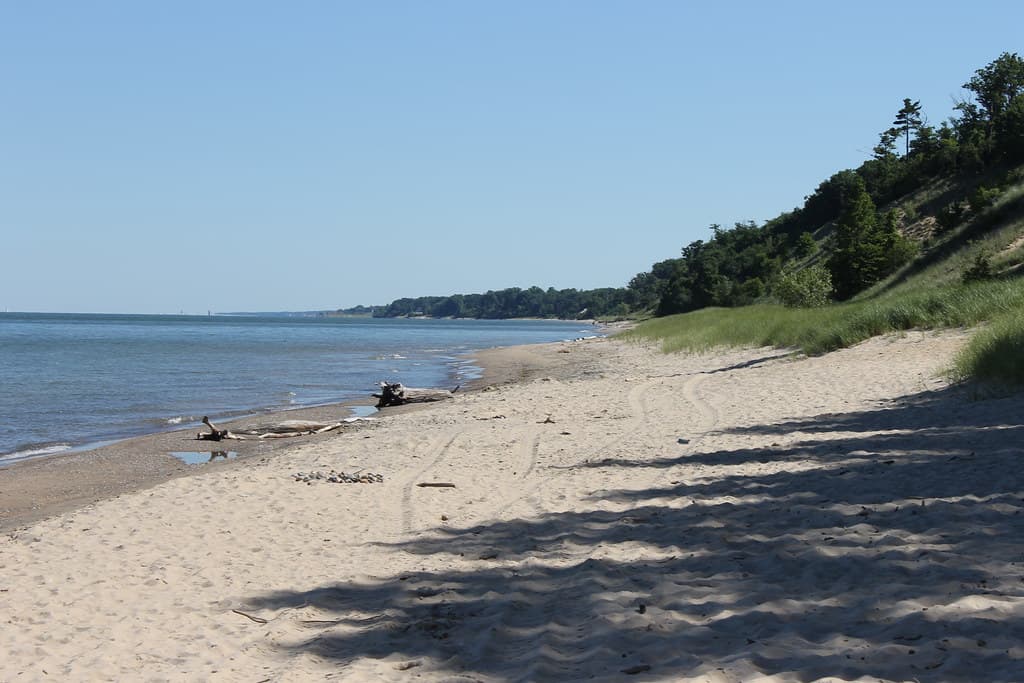 Van Buren State Park bluff-top views in spring
